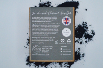 Tea Tree & Charcoal Soap Bar by Bee Clean